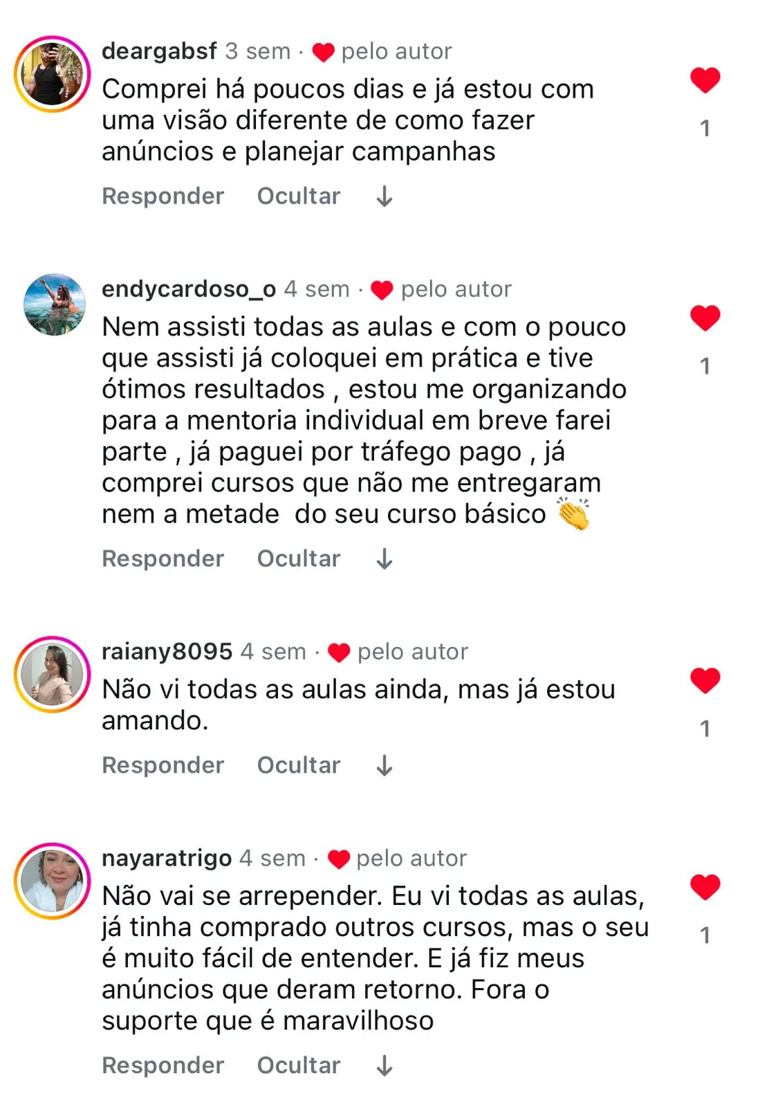 Comentário de aluno 5