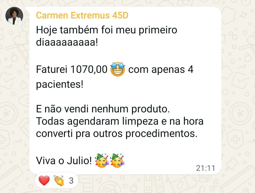 Depoimento de aluna 15
