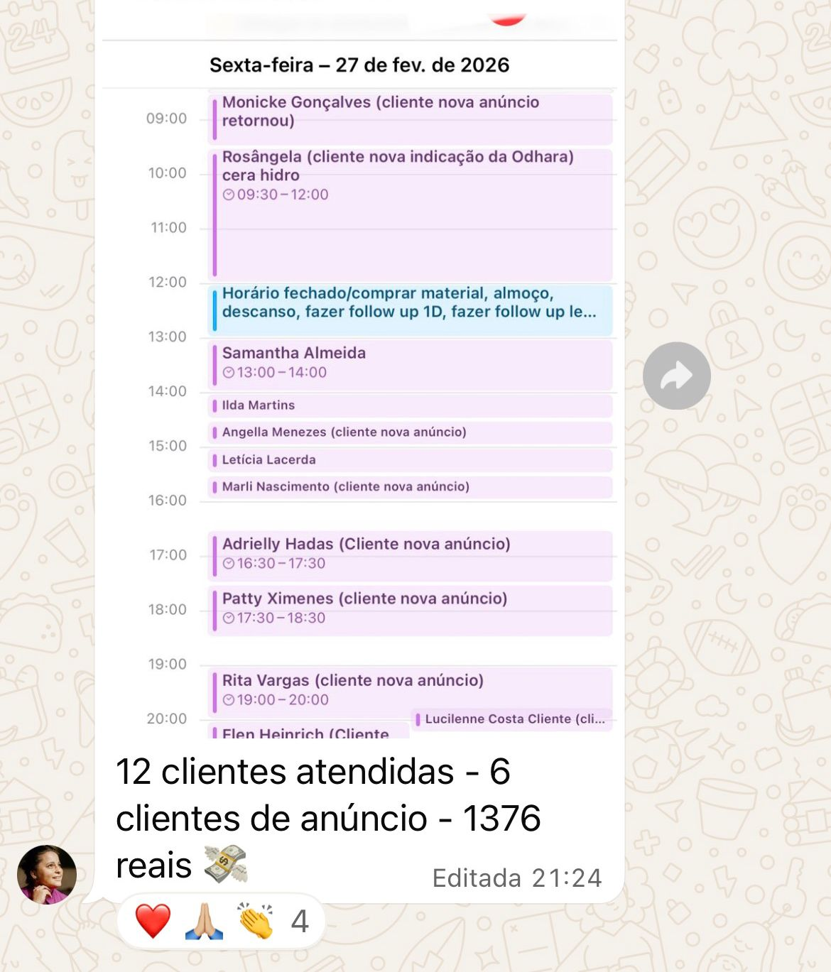 Depoimento de aluna 10