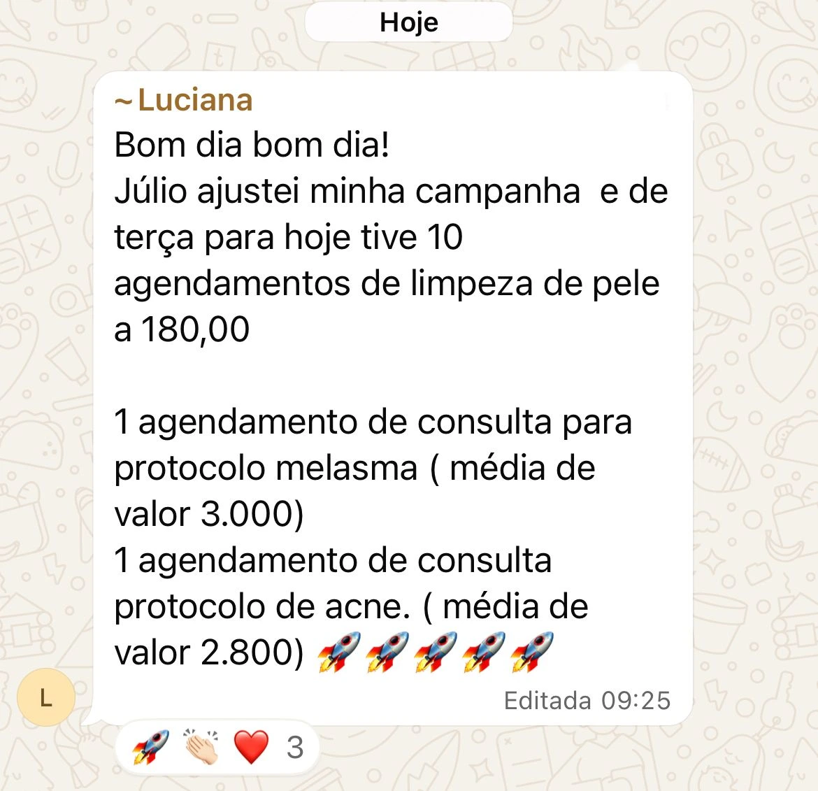 Depoimento de aluna 11