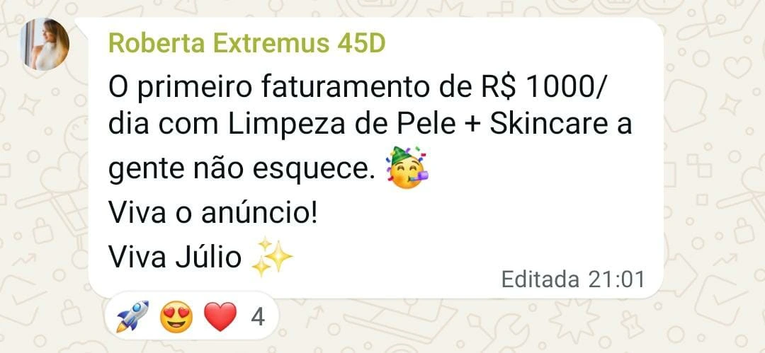 Depoimento de aluna 16